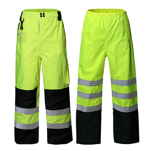 Safety rain pants